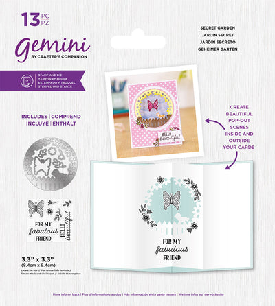 Gemini - Stamp & Die - Secret Garden