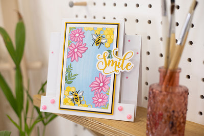 Gemini Create-a-card Paper Piecing Die - Happy Bees