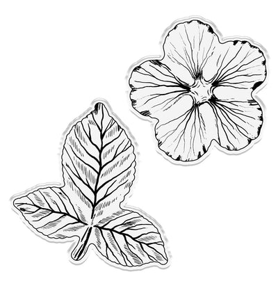 Gemini Decoupage Flower Stamp and Die - Radiant Rose