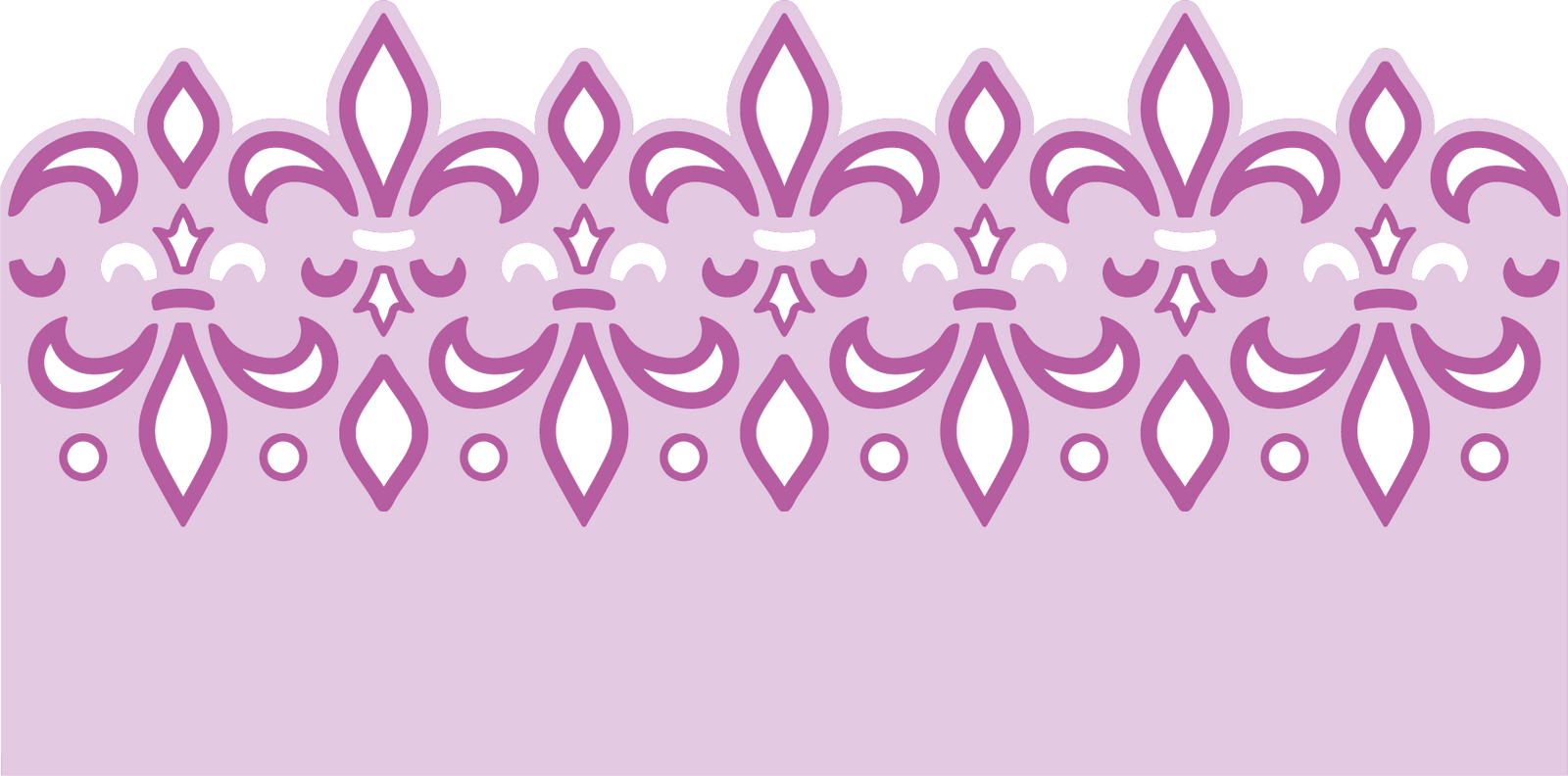 Gemini Double-Sided Die - Lily Border