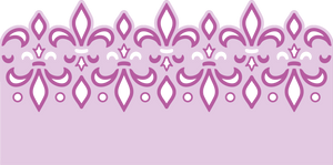 Gemini Double-Sided Die - Lily Border