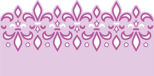 Gemini Double-Sided Die - Lily Border