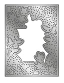 Gemini Embroidery Frame Create-a-Card Die - Swirly Leaves