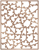 Gemini Multimedia Abstract Jigsaw Die - 8.5x11 (50 Piece)