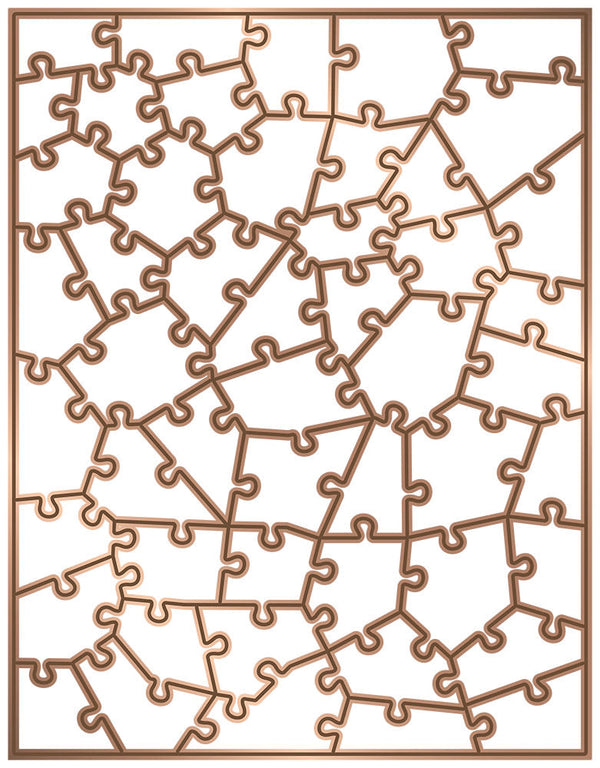 Gemini Multimedia Abstract Jigsaw Die - 8.5x11 (50 Piece)