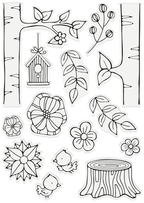 Gemini Pop Up Box Stamp & Die - Back To Nature