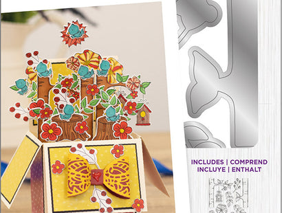 Gemini Pop Up Box Stamp & Die - Back To Nature