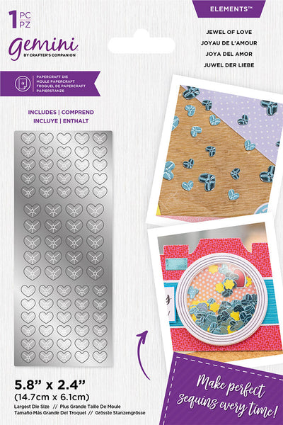 Gemini Shaker Card Dies Collection with Sequin Die