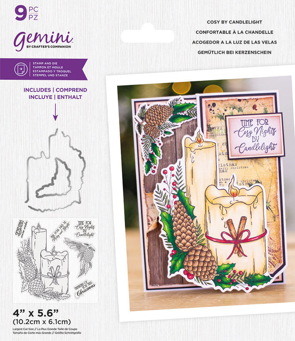 Gemini Stamp & Die - Cosy by Candlelight