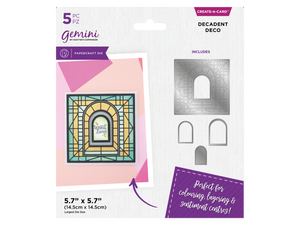 Gemini Simple Create a card Die - Decadent Deco