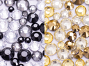 Crafter's Companion Hot Gem Pack - Clear & Gold Collection