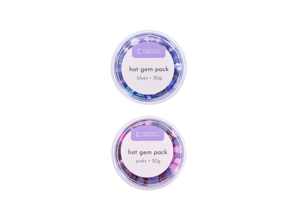 Crafter's Companion Hot Gem Pack - Pink & Blue Collection