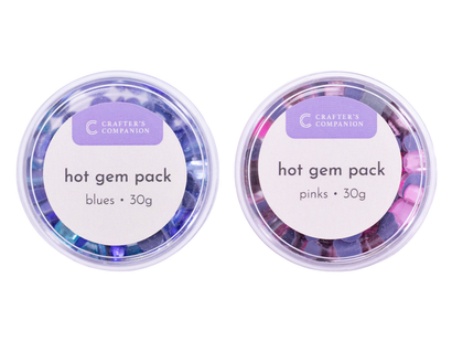 Crafter's Companion Hot Gem Pack - Pink & Blue Collection
