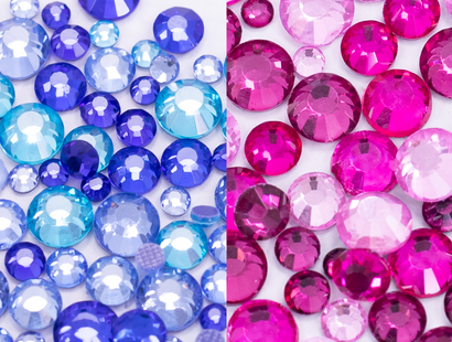 Crafter's Companion Hot Gem Pack - Pink & Blue Collection