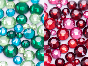 Crafter's Companion Hot Gem Pack - Green & Red Collection