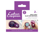 Crafter’s Companion Glue Tape Pen & Refill Pack – Dots (2 Pack)