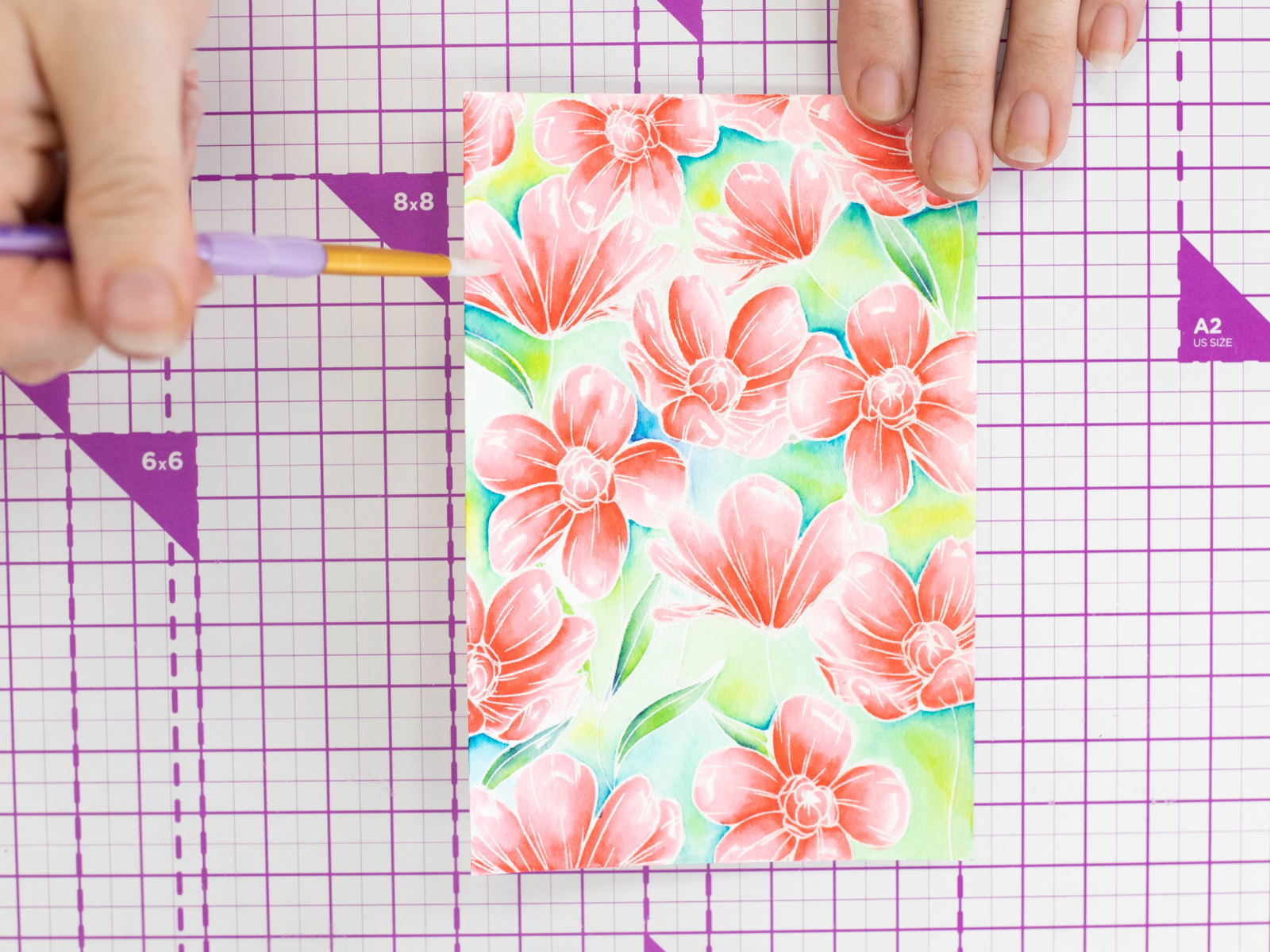 Crafter's Companion - Craft Club - Tricolour Aqua Techniques