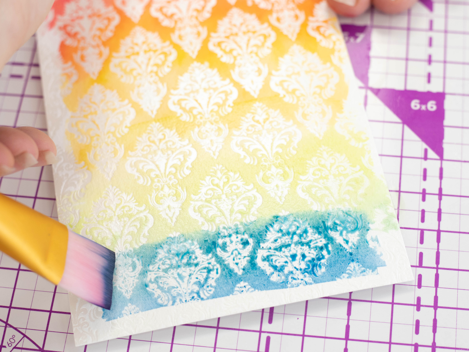 Crafter's Companion - Craft Club - Tricolour Aqua Techniques