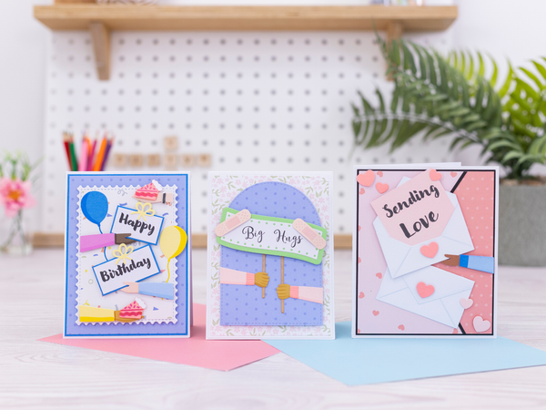 Hands & Banners Celebration Stamp & Die SHOWSTOPPER