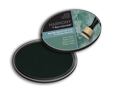 Harmony by Spectrum Noir Water Reactive Dye Inkpad - Green Topaz
