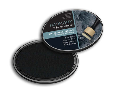 Harmony by Spectrum Noir Water Reactive Dye Inkpad - Noir Black