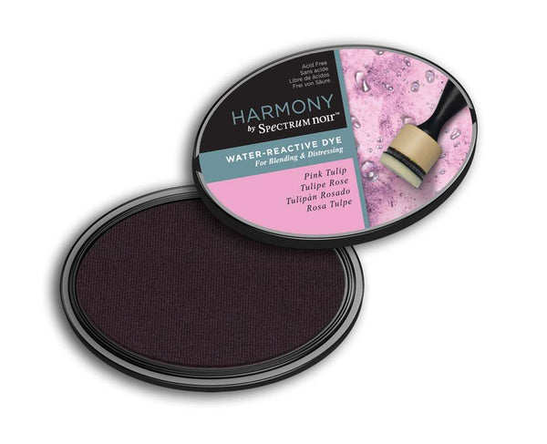 Harmony by Spectrum Noir Water Reactive Dye Inkpad - Pink Tulip