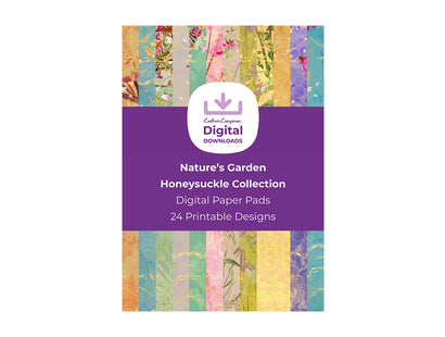 Nature's Garden Honeysuckle Collection - Digital Paper Pad