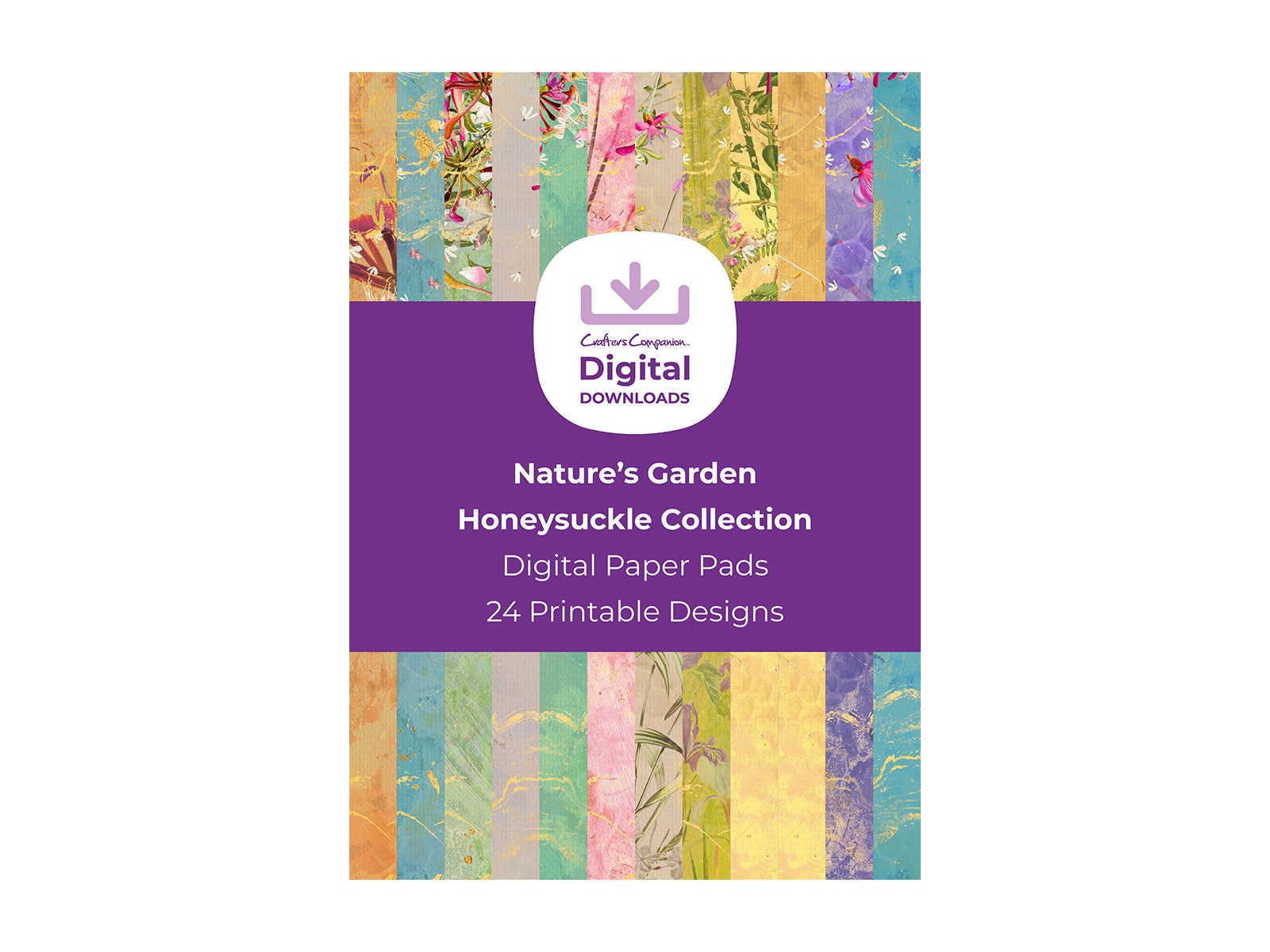 Nature's Garden Honeysuckle Collection - Digital Paper Pad