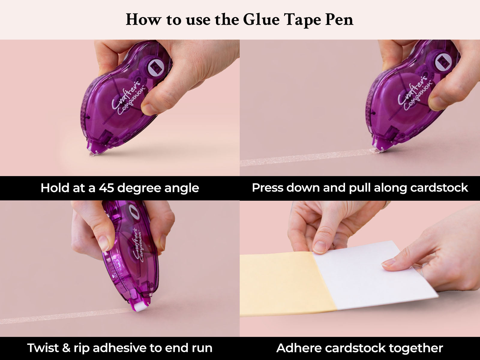 Crafter's Companion Extra Strong Permanent Glue Tape Pen