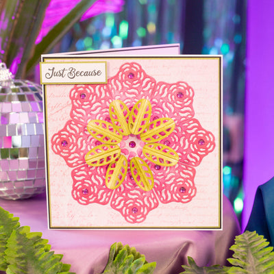 Crafter's Companion Kaleidoscope Origami Die - Flourishing Florals
