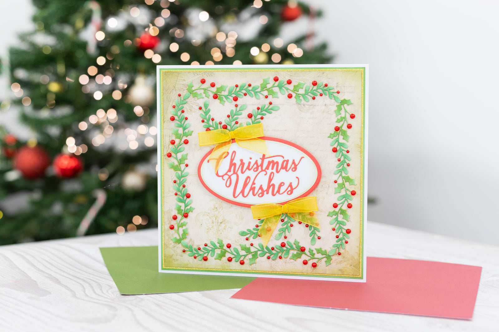 Crafter Companion Metal Die Edge'able - Holly and Ivy  