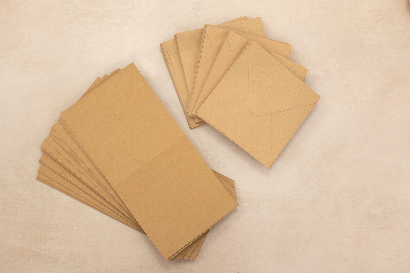 Crafter's Companion 5"x 5" Kraft Card & Envelopes - 100 Piece