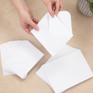 Crafter's Companion - 5"x7" White Card & Envelopes 50pk