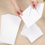 Crafter's Companion 6"x 6" White Card & Envelopes - 100 Piece