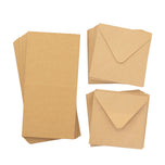 Crafter's Companion 6"x 6" Kraft Card & Envelopes - 100 Piece