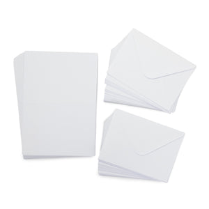 Crafter's Companion - 5"x7" White Card & Envelopes 50pk