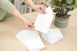 Crafter's Companion - 5"x5" White Card & Envelope 50pk