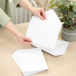 Crafter's Companion A5 White Card & Envelopes - 50 Piece