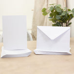 Crafter's Companion A5 White Card & Envelopes - 50 Piece