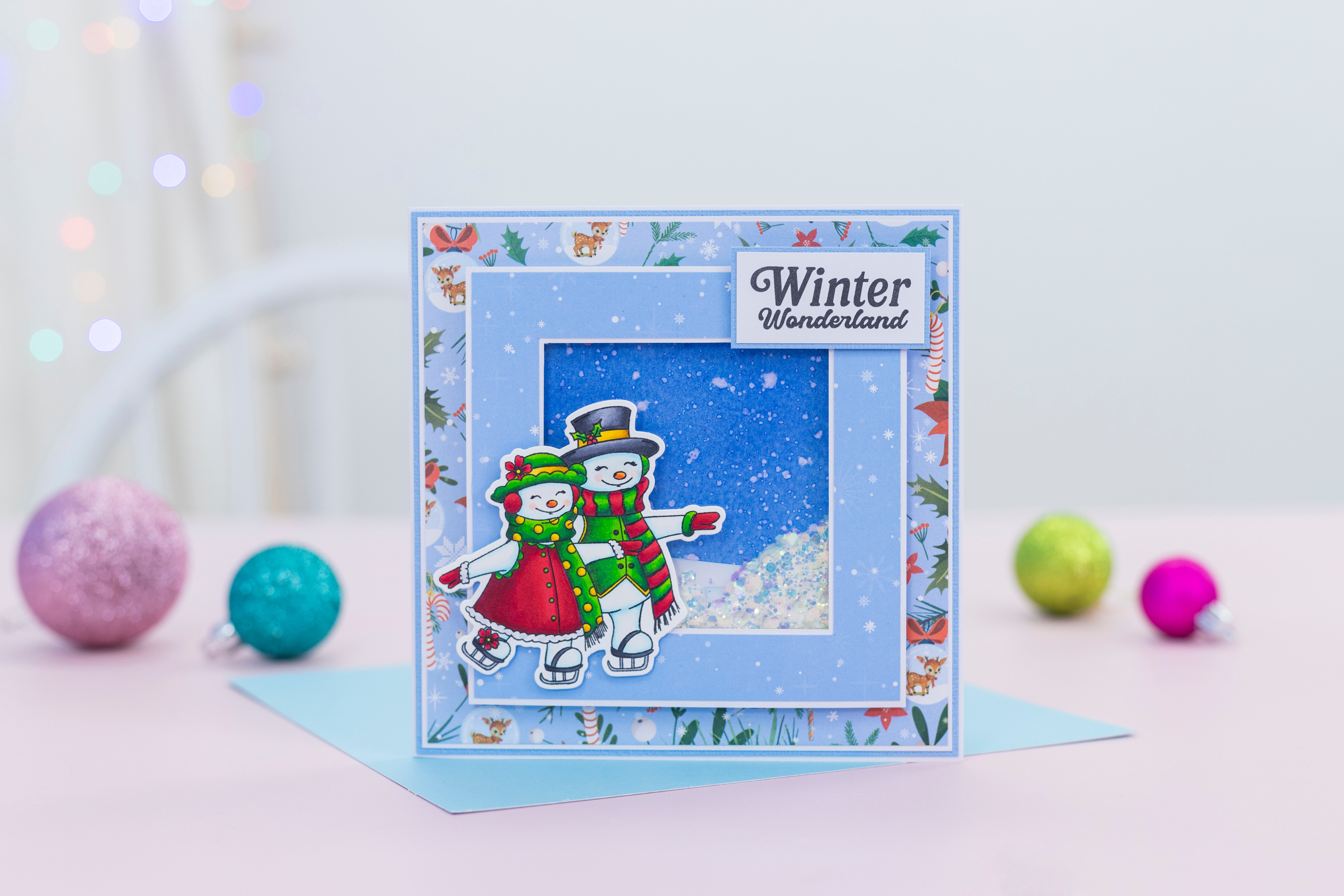 Crafter's Companion Retro Christmas Collection Stamp & Die Set