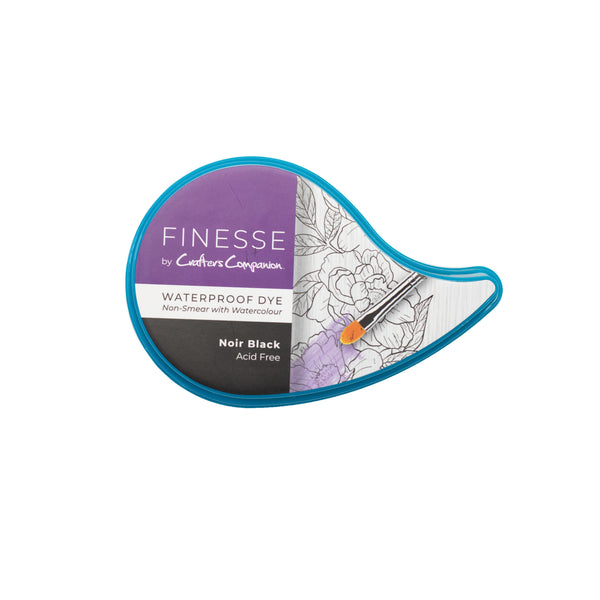 Crafter's Companion Inkpad – Finesse Water Proof (Noir Black