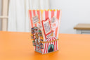 Vintage Carnival Stencil & Die Set - Popcorn Treat Box