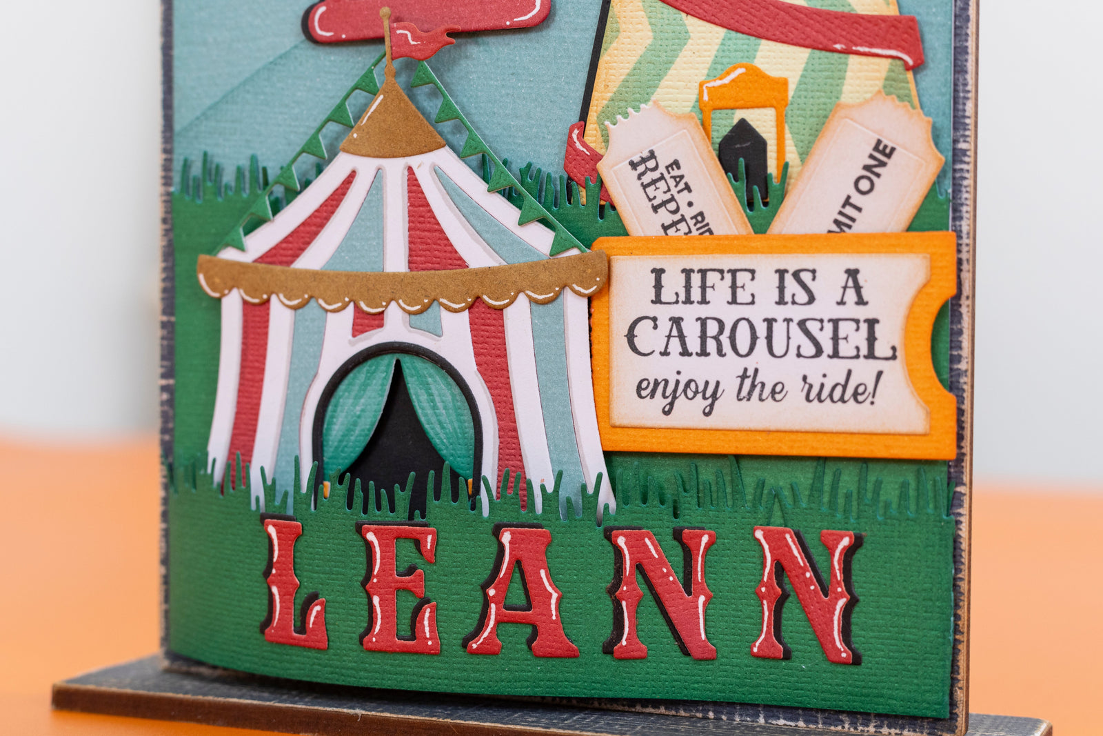 Vintage Carnival Metal Die Set - Carnival Alphabet