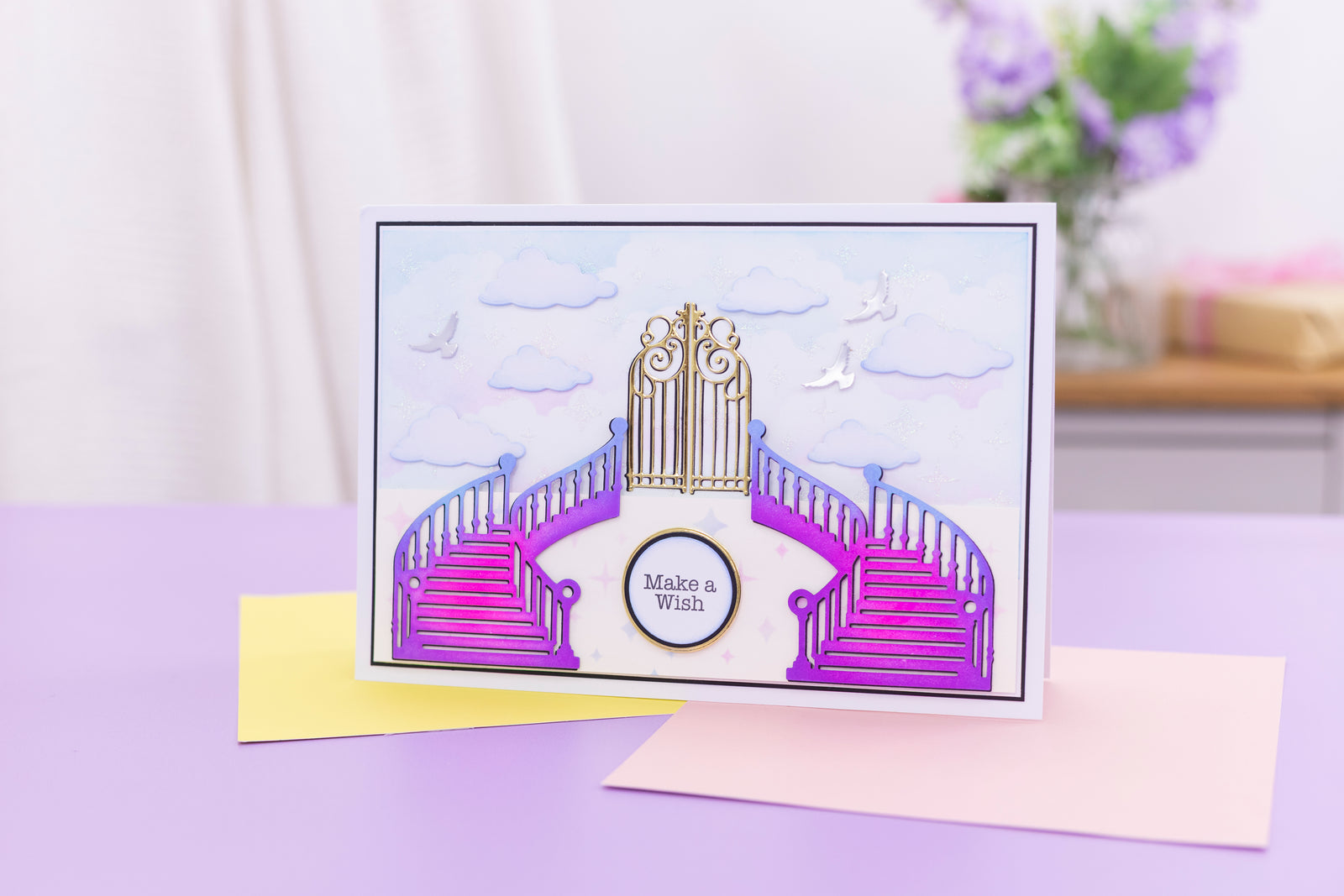 Crafter’s Companion Stamp, Die & Stencil - Staircase Scene