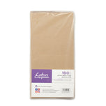 Crafter's Companion 6"x 6" Kraft Card & Envelopes - 100 Piece