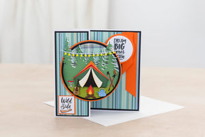 Crafters Companion The Great Outdoors Metal Die Set - Around the Campfire