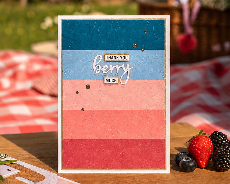 GET CREATIVE - 3 BERRY THEMED CARDS