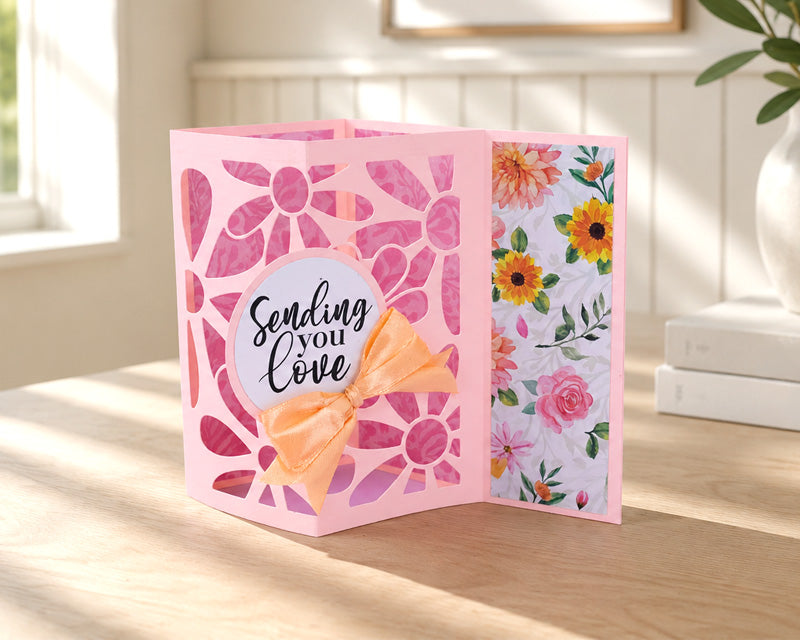 5 DIFFERENT CARDS WITH ONE CREATE-A-CARD DIE