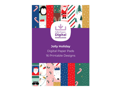 Violet Studios Jolly Holiday - Digital Paper Pad