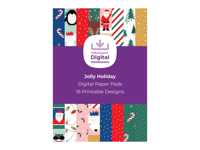 Violet Studios Jolly Holiday - Digital Paper Pad